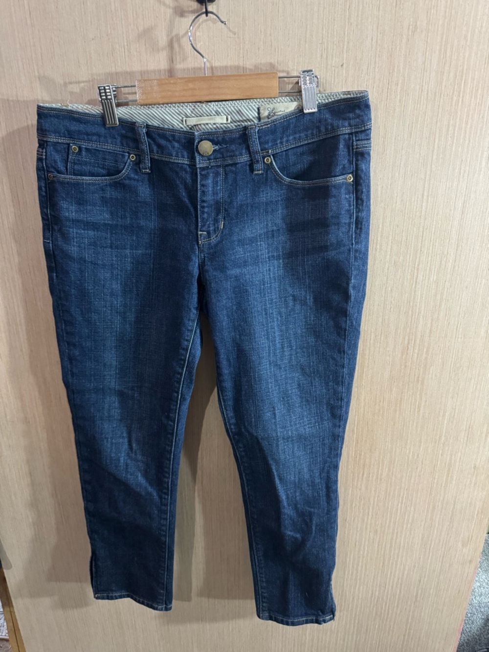 Women’s Dark Wash Zipper Ankle Limited Edition Gap Jeans Size 8